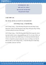 Đề thi học kì 2 Văn 10 Kết nối tri thức - Đề số 6